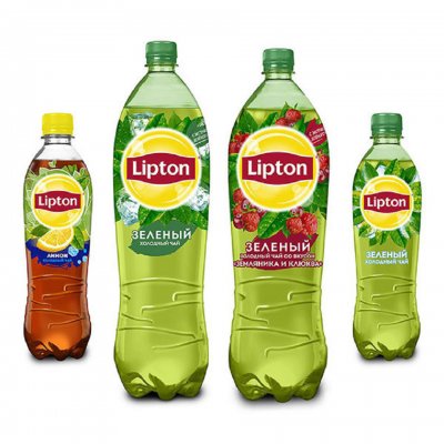 Холодный зеленый чай Lipton