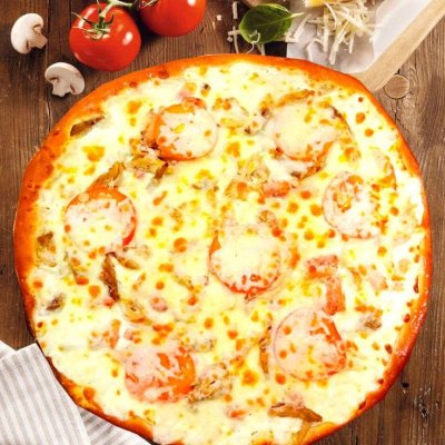 Пицца с курочкой и сливочным сыром 40см