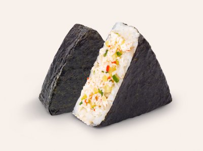 Онигири с крабом