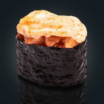 Спайси гункан лосось