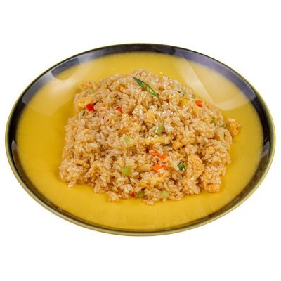 Жареный рис с овощами и яйцом