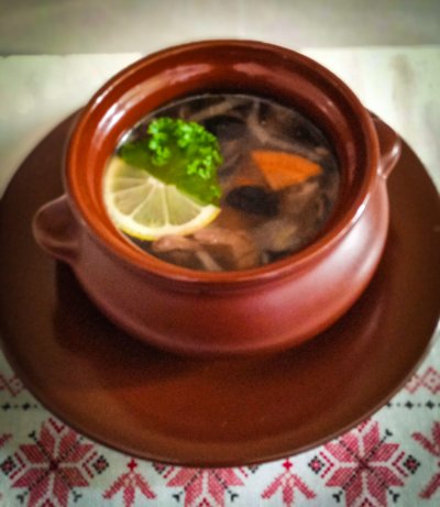 Селянка грибная