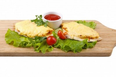 Курица запечённая с овощами
