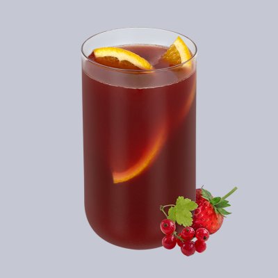 Чай красная смородина - клубника