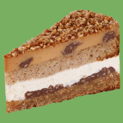 Торт банановый с карамелью