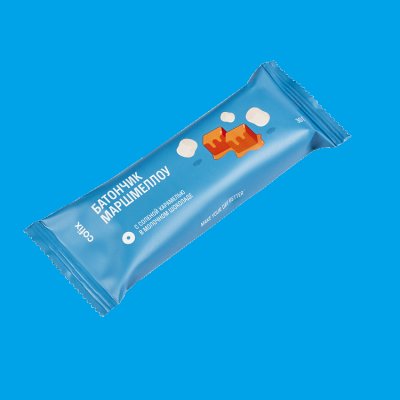 Батончик маршмеллоу с соленой карамелью