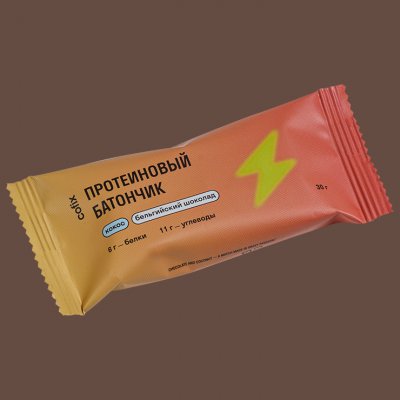 Протеиновый батончик кокос-бельгийский шоколад