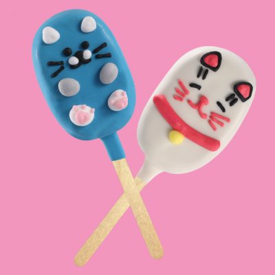Кейк-попс котик