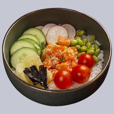 Поке с лососем