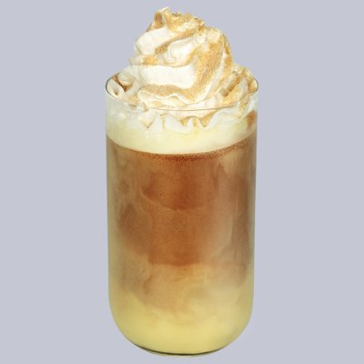 Латте лимонная меренга с сырной пенкой на альтернативе молоку