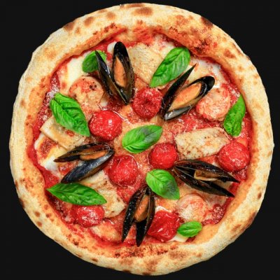 Пицца «с морепродуктами»