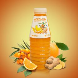 Морс облепиха-апельсин-имбирь