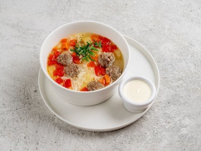 Суп с фрикадельками