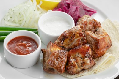 Шашлык из свиной шеи