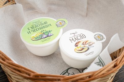 Масло чесночное с зеленью / сливочное