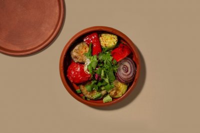 Овощи на решетке