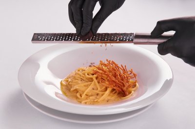 Качо-э-пепе с чёрным трюфелем