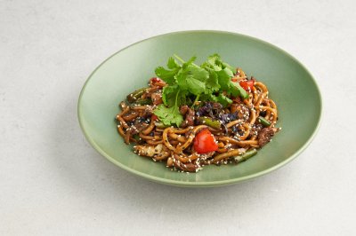 Удон с соусом Терияки с говядиной