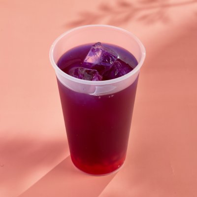 Бабл ти анчан-грейпфрут с джусс-боллами манго