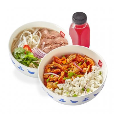 Комбо №1: Фо Бо, Шаверма, Морс