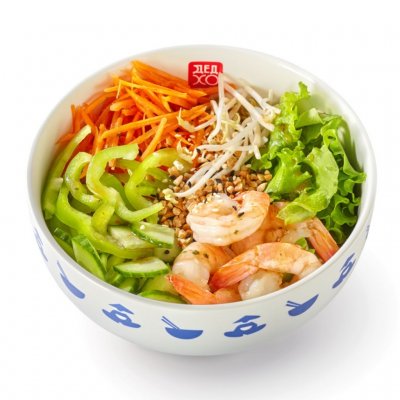 Салат по-Вьетнамски с креветками