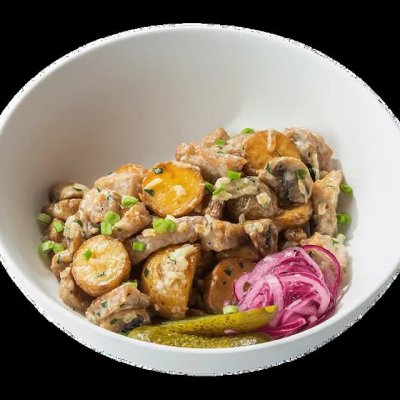Картофель со свининой по-домашнему