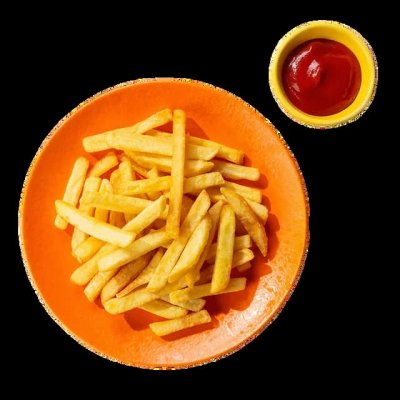 Картофель фри с кетчупом