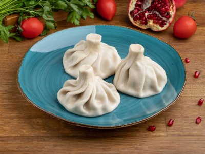 Хинкали с говядиной и свининой