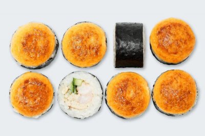 Запеченный острый с креветкой