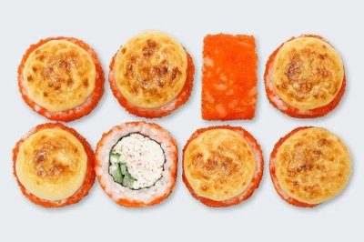 Запеченный ролл калифорникейшн из СушиСет
