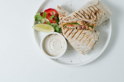 Буррито с вешенками