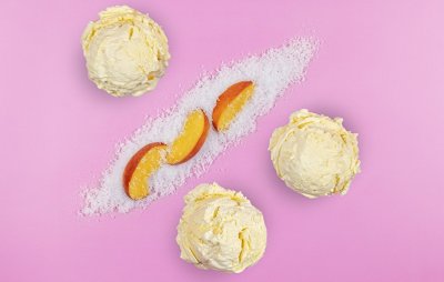 Мороженое ПичКрим со вкусом персика в шампанском