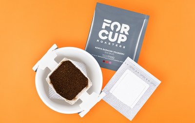 Обжаренный молотый кофе в фильтр пакете Kenya baragvi Peaberry