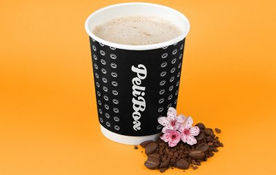 Кофе Латте цветы сакуры