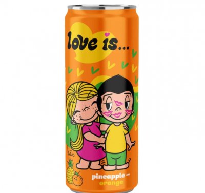 Напиток Love is Ананас и апельсин ж/б 0,33л