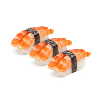 Суши креветка трио