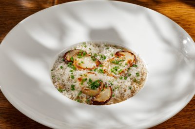 Ризотто с белыми грибами