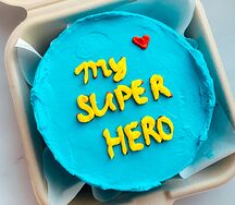 Бенто торт мой супер герой (любая ваша надпись)