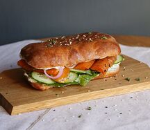 Сэндвич с рыбной морковкой