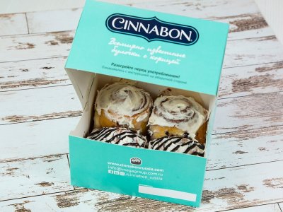 Маленькие булочки 4 шт. из Cinnabon