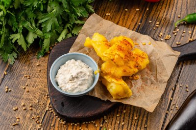 Треска в панировке Амба-куркума