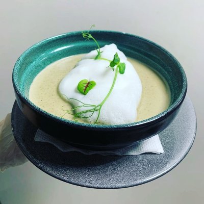 Крем суп из белых грибов