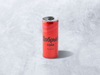 Лимонад Добрый Кола ЗЕРО Ж/Б 330 мл.
