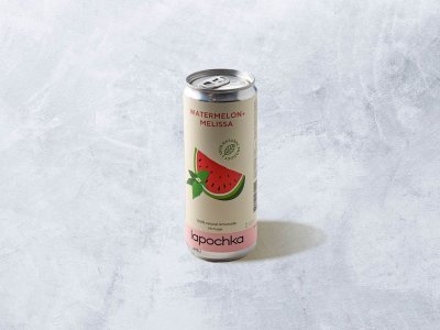 Лимонад Лапочка арбуз-мелисса ж/б 330 мл.