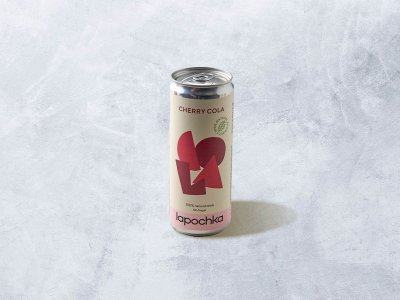 Лимонад Лапочка вишневая кола ж/б 330 мл.