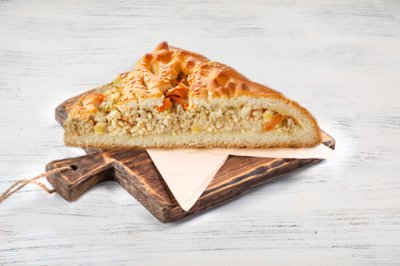 Пирог с индейкой и кабачком