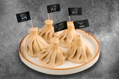 Хинкали с курицей