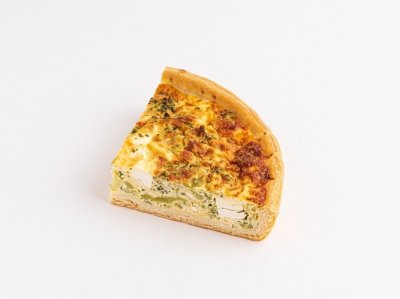 Киш лорен с брокколи и сыром