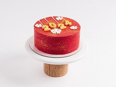 Торт Красный бархат Новогодний