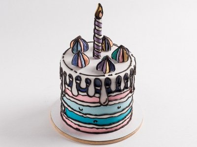 Торт Поп-арт